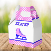 Fiesta de Cumpleaños de Patinaje sobre Hielo Rosa