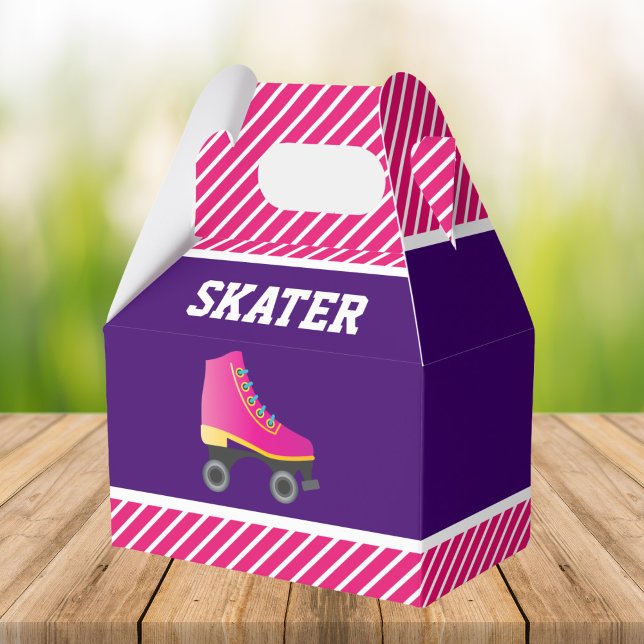 Caja Para Regalos Fiesta de cumpleaños de patinaje sobre ruedas rosa (Subido por el creador)