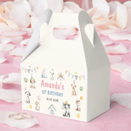 Caja Para Regalos Fiesta de cumpleaños de perro Cumpleaños de cachor