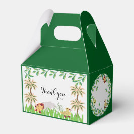 Caja Para Regalos fiesta de cumpleaños de Safari en personalizable