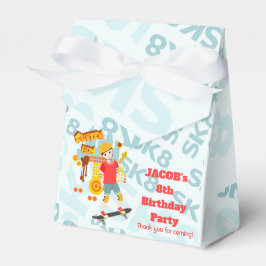 Caja Para Regalos Fiesta de cumpleaños de Skate Park Fun Boy