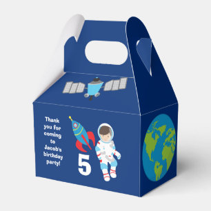 Caja Para Regalos Fiesta de cumpleaños de un buque de cohete astron