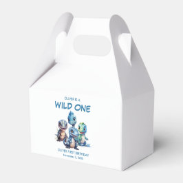 Caja Para Regalos Fiesta de cumpleaños de un dinosaurio salvaje