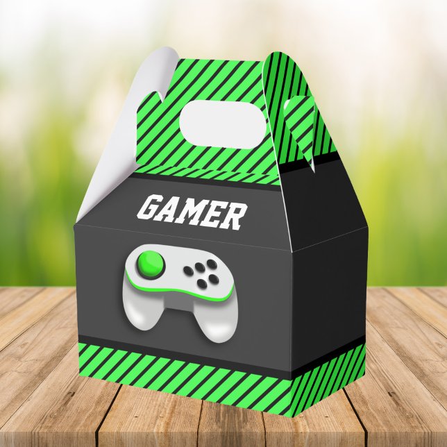 Caja Para Regalos Fiesta de Cumpleaños de Videojuegos Modernos (Subido por el creador)
