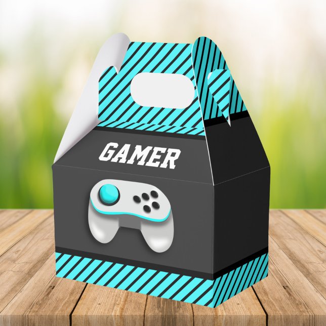 Caja Para Regalos Fiesta de Cumpleaños de Videojuegos Modernos (Subido por el creador)