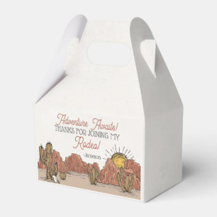 Caja Para Regalos Fiesta de cumpleaños de Wild West Rodeo