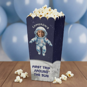 Caja Para Regalos Fiesta de Cumpleaños del Astronauta 1er Viaje Alre
