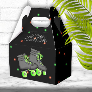 Caja Para Regalos Fiesta de cumpleaños del chico para patinar sobre