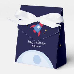 Caja Para Regalos Fiesta de cumpleaños del espacio del astronauta