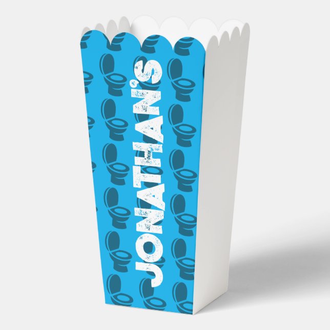 Caja Para Regalos Fiesta de Cumpleaños del Inodoro Skibidi (Anverso)