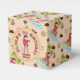 Caja Para Regalos Fiesta de cumpleaños del mapa del tesoro de Pirate