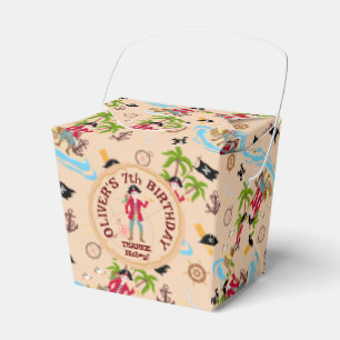 Caja Para Regalos Fiesta de cumpleaños del mapa del tesoro de Pirate