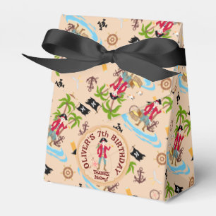 Caja Para Regalos Fiesta de cumpleaños del mapa del tesoro de Pirate