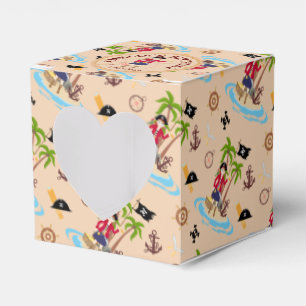 Caja Para Regalos Fiesta de cumpleaños del mapa del tesoro del Chica