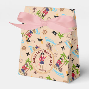 Caja Para Regalos Fiesta de cumpleaños del mapa del tesoro del Chica