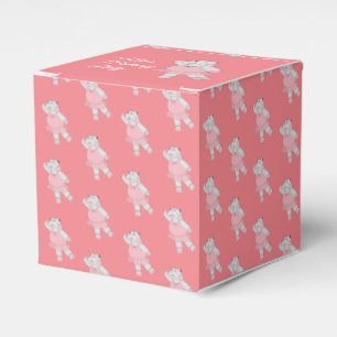Caja Para Regalos fiesta de cumpleaños del patrón de Peach del icono