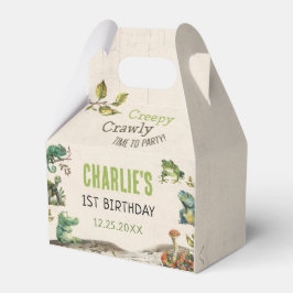 Caja Para Regalos Fiesta de cumpleaños del reptil