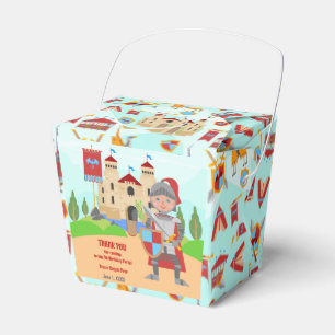 Caja Para Regalos Fiesta de cumpleaños del Torneo de los Caballeros