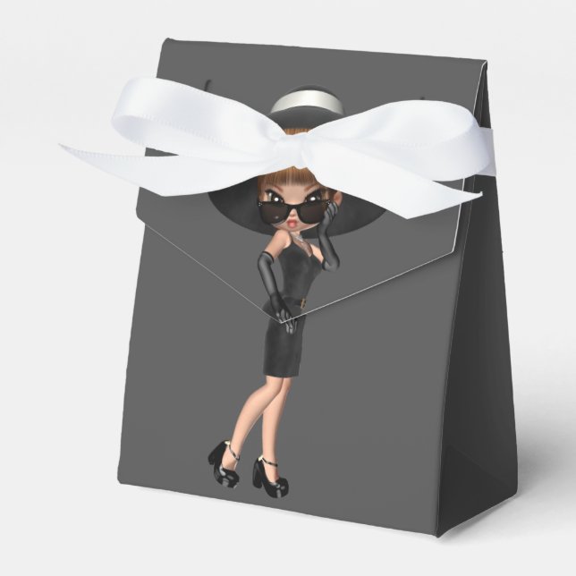 Caja Para Regalos Fiesta de cumpleaños Diva Favorita Diva (Front Side)