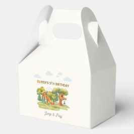 Caja Para Regalos Fiesta de cumpleaños en playground cubierto