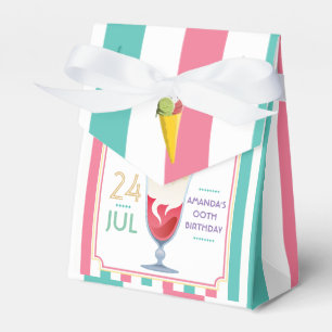 Caja Para Regalos Fiesta de cumpleaños Ice Cream personalizada