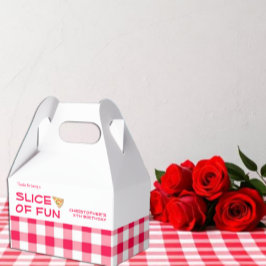 Caja Para Regalos Fiesta de Cumpleaños Infantil Pizza