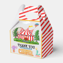 Caja Para Regalos Fiesta de cumpleaños infantil tema circo carnaval