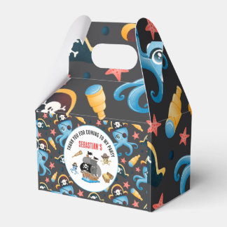 Caja Para Regalos fiesta de cumpleaños pirata