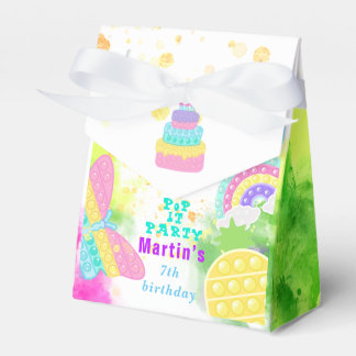 Caja Para Regalos Fiesta de cumpleaños Pop It