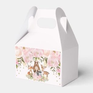 Caja Para Regalos Fiesta de cumpleaños rosada femenina de los
