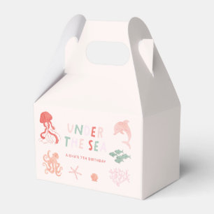 Caja Para Regalos Fiesta de cumpleaños rosado de Ocean Creature