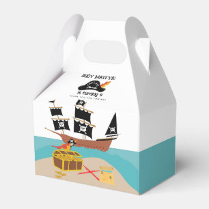 Caja Para Regalos Fiesta de cumpleaños temática pirata gracias