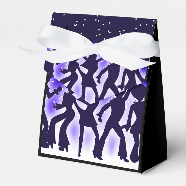 Caja Para Regalos Fiesta de danza retro carpa morada (Front Side)