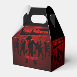 Caja Para Regalos Fiesta de danza zombi Feliz Halloween Gable