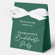 Fiesta de Despedida de Soltera Personalizada Verde