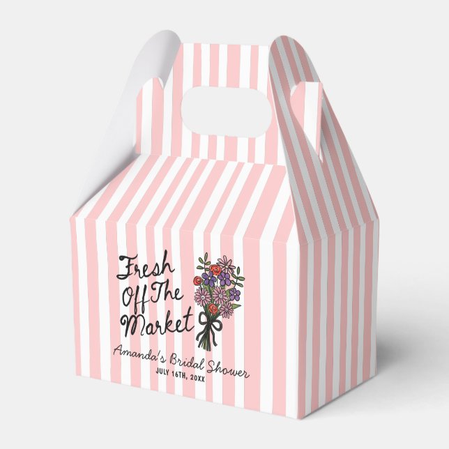 Caja Para Regalos Fiesta de Despedida Floral (Front Side)