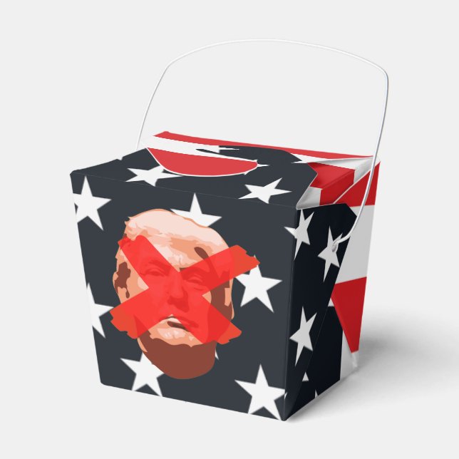 Caja Para Regalos Fiesta de destitución de Trump (Front Side)