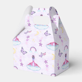 Caja Para Regalos Fiesta de dinosaurios para niños morados lindos