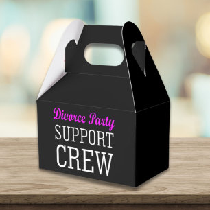 Caja Para Regalos fiesta de divorcio de la tripulación de apoyo a la