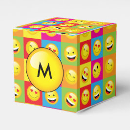 Caja Para Regalos Fiesta de Emoji adolescente Emoticon Rostros