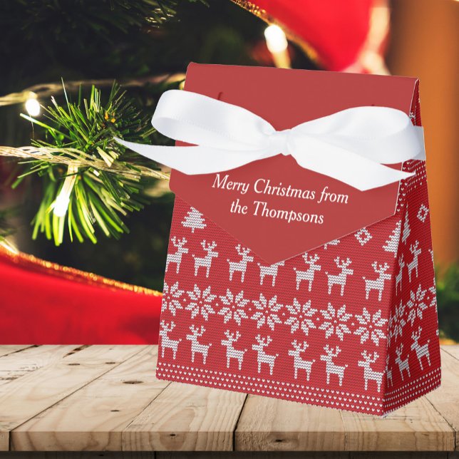 Caja Para Regalos Fiesta de feriado de Personalizados de renos de Na (Subido por el creador)
