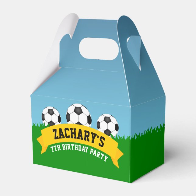 Caja Para Regalos Fiesta de fútbol (Front Side)