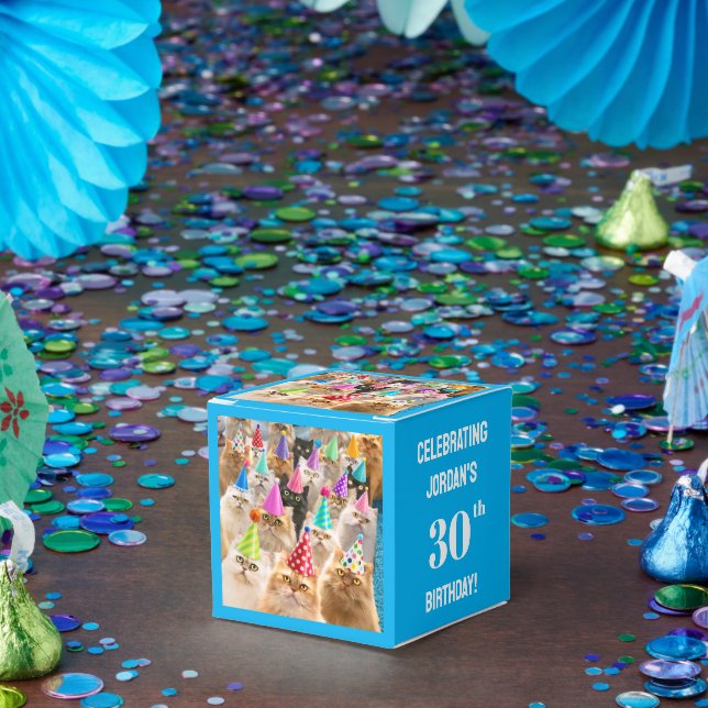Caja Para Regalos Fiesta de Gatos (Fiesta)