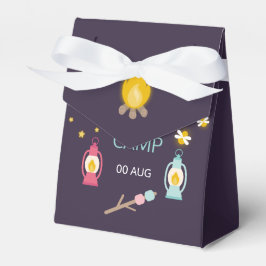 Caja Para Regalos Fiesta de glamping chica personalizado