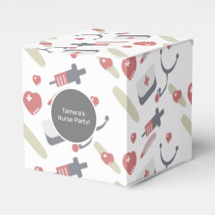 Caja Para Regalos Fiesta de Graduación de Medicina Enfermera Patroci