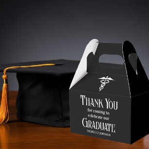 Caja Para Regalos Fiesta de Graduación Personalizada de Escuela de M