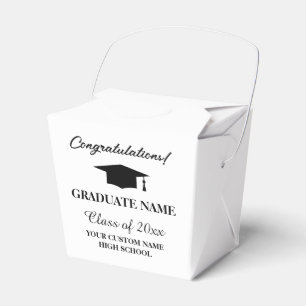 Caja Para Regalos Fiesta de graduación personalizada de escuela secu