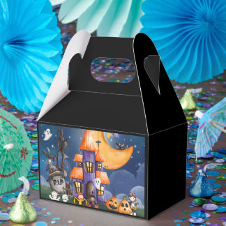 Caja Para Regalos Fiesta de Halloween