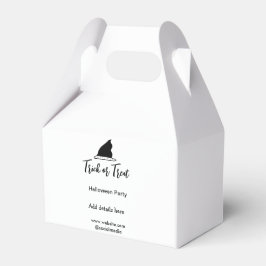 Caja Para Regalos Fiesta de Halloween de truco o trato detalles de s