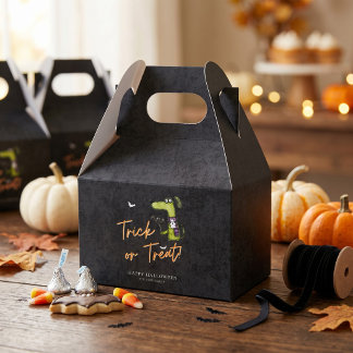 Caja Para Regalos Fiesta de Halloween de Truco o Trato Espeluznante 